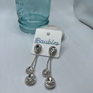 Baubles Chandelier Austrian Crystal Silver Earrings $12 EA or Bundle 3/$20